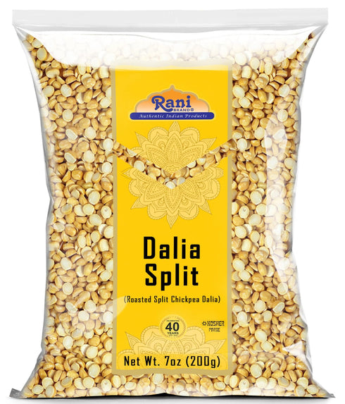 Rani Daliya Split (Roasted Split Chickpeas Dalia) 7oz (200g) ~ All Natural | Vegan | Indian Origin...