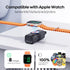 iWALK Portable Apple Watch Charger: 5000mAh 15W Fast Charging iWatch Power Bank Built-in USB-C Cable, Travel Battery Pack Accessories for Apple Wa...