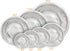 Standard Feeding Bowl for Every Pet Size, Fits into Raised Feeders, Metallic Silver, Stainless Steel, 1 Quart (STFD-1Q)...