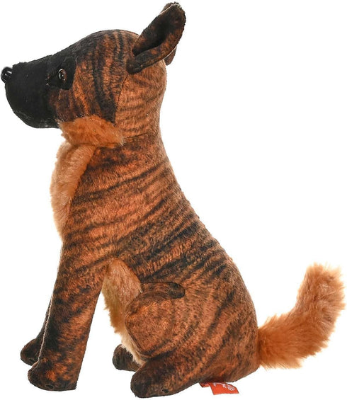Wild Republic Rescue Dog, Malinois, Stuffed Animal, with Sound, 5.5 inches, Gift for Kids, Plush Toy, Fill is Spun Recycled Water Bottles...