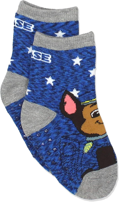 Paw Patrol Boys Girls 7 pack Socks with Grippers (Shoe: 4-7 (Sock: 2-4), Grey/Multi)...