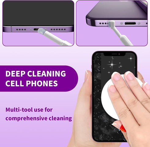 20-in-1 Cleaning Kit for Airpod Earbud, Cleaner Kit for MacBook Laptop Keyboard, Electronic Penlar Cleaning Kit Compatible with Computer PC Cell P...