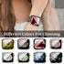 8 Pack Case Compatible for Apple Watch SE Series 6 5 4 3 2 44mm 40mm 42/38mm Hard PC Flowers Case with Tempered Glass Smartwatch Screen Protectors...