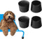 IMPRESA [4 Pack 1” Wide Elevated Dog Bed Feet to Protect Floors - Raised Dog Bed Stabilizers to Reduce Sliding - Dog Cot Feet - Elevated Pet Bed A...