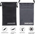 JAKAGO 2 Pack Cell Phone Storage Bag Soft Microfiber Glasses Sleeve Pouch Waterproof Sunglasses Bag Electronic Gadgets Case Cover With Drawstring ...