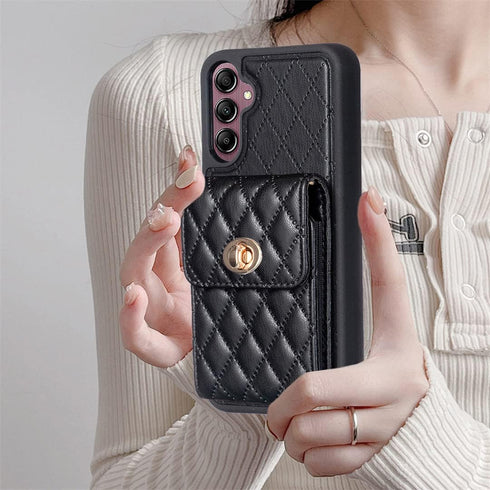 Asuwish Phone Case for Samsung Galaxy A14/M14 5G Wallet Cover with Credit Card Holder Slot Shoulder Crossbody Strap Long Lanyard Leather Cell Purs...