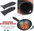 2 Pack Silicone Pan Handle Sleeve, Heat Resistant Cast Iron Skillet Handle Covers for Pots and Pans, Assist Handle Holder Grip for Kitchen Frying ...