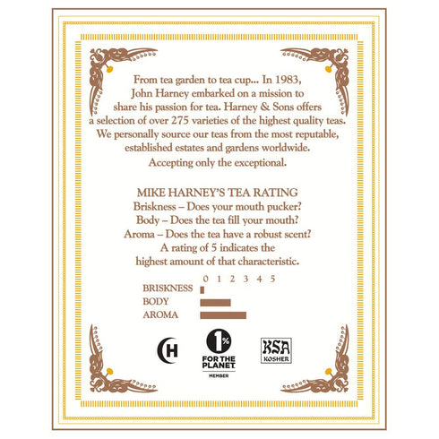 Harney & Sons Chamomile Herbal Tea, Classic Tin, 20 Sachets, white...