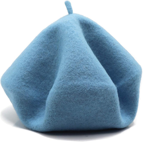 Wheebo Wool Beret Hat,Solid Color French Style Winter Warm Cap for Women Girls Lady...