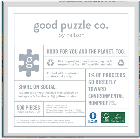 Good Puzzle Co. Dogs and Flowers...