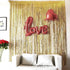 Gold Fringe Backdrop, 3 Pack Gold Foil Curtains, Party Streamers for Birthday, Wedding, Bachelorette Party Decor, Disco Party Decor...