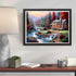 Kaliosy 5D Diamond Art Painting Country Riverside by Number Kits, Paint with Diamonds Art Landscape Forest DIY Full Drill, Crystal Craft Cross Sti...