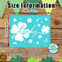 2Pcs 11x8.5inch Saint Patrick's Day Silk Screen Stencils, Lucky Four-leaf Clovers Self-Adhesive Stencils Reusable Silkscreen Mesh Stencils for Pri...