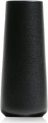 VanEnjoy 7" Desktop Minimalist Black Ceramic Vases Home Office Decoration Frosting Finish Vase (Medium Plain)...