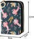 Cute Axolotl RFID Credit Card Holder Wallets Accordion for Women Leather Zipper Card Case Accordion Wallet for Ladies Girls...