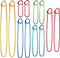 12 Pcs Knitting Stitch Holders Aluminum, Colorful Yarn Stitch Holder for Practical Knitting Crochet Tools for Sweaters Socks Yarn Sewing DIY Blank...