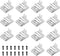 14pcs Belt Clips, 304 Stainless Steel Tool Hook Clips for Belt Replacement for Dewalt 20V Power Tools and Screws Drill Belt Holder...