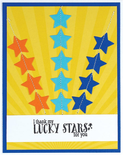 Spellbinders S4-092 Nestabilities Stars Five Etched/Wafer Thin Dies...