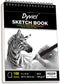 Dyvicl Sketch Pad 9"x12" Sketch Book, 100 Sheets (68 lb/100gsm), Spiral Sketchbook Acid Free Drawing Paper for Graphite Pencil, Colored Pencil, Ch...