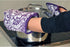DII Quilted Kitchen Oven Mitt & Potholder Set, Hanging Loop for Convenient Storage, OM 6.5x12/PH 8x8.5, Eggplant Damask Print, 2 Piece...