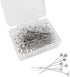 100 Pcs Boutonniere Pins, 2.1 Inch Bouquet Pins Floral Diamond Rhinestones Crystal Head Pins, Straight Head Pins for Wedding Bouquet Flower DIY Su...