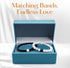 Lucky Feather Long Distance Relationships Couples Bracelets - A Reminder of Love and Strength During Time and Distance Apart (2 Piece Set) Couples...