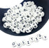 Silicone Alphabet Cube Beads 78pc DIY Jewelry Bulk Silicone Beads Craft Supply Loose Beading Supply...