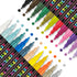 IVSUN 24 Colors Premium Extra Fine Point Acrylic Paint Marker Pens for Wood, Canvas, Stone, Rock Painting, Glass, Ceramic Surfaces, DIY Crafts Mak...