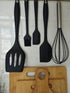 Silicone Cookware, Silicone Spoon 5 pcs, a Set of Kitchen Accessories of 5 pcs., Easy to Clean Silicone Kitchen Utensils, Cookware With Nonstick C...