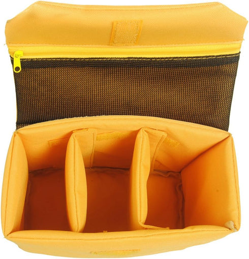Peacechaos Camera Case DLSR SLR Insert Case Bag Portable Inner Bag Waterproof Shockproof for Mirrorless Cameras, Lenses, Nikon, Canon, Sony,Paniso...