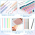 30 Pcs Aesthetic School Supplies 6 Cute Mechanical Pencil 5 Colored Ballpoint Pen 5 Quick Dry Pen 6 Pastel Highlighter 6 Transparent Sticky Note S...