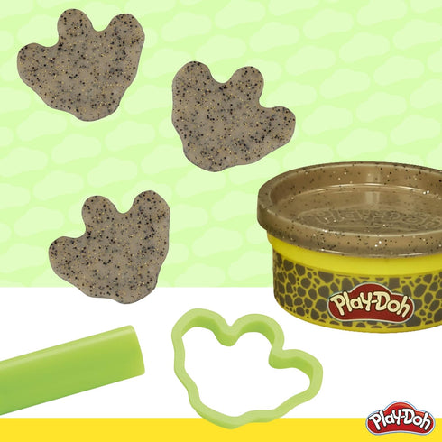 Play-Doh Dinosaur Theme 13-Pack of Non-Toxic Modeling Compound with 2 Cutter Shapes, 2 Roller Tools, and Scissors (Amazon Exclusive)...