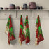 ALAZA Christmas Poinsettia and Snowflakes Decorative Kitchen Dish Towels Set of 4,Soft and Absorbent Kitchen Hand Towels Home Cleaning Towels Dish...