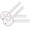Ever Ready First Aid Plastic 8” Goniometer 360 Degree ISOM – 2 Pack...