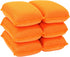 Commercial Miracle Microfiber Kitchen Sponge by Scrub-It - Large - Non-Scratch Heavy Duty Dishwashing Cleaning sponges- Machine Washable- (Orange,...