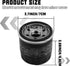 Sollon Oil Filter for Suzuki V-strom 650 DL650 1000,SV650,Eiger 400 LTA400,kingquad 400 450 500 750,Boulevard C50 C90 M109R M50,Intruder 800,Bandi...