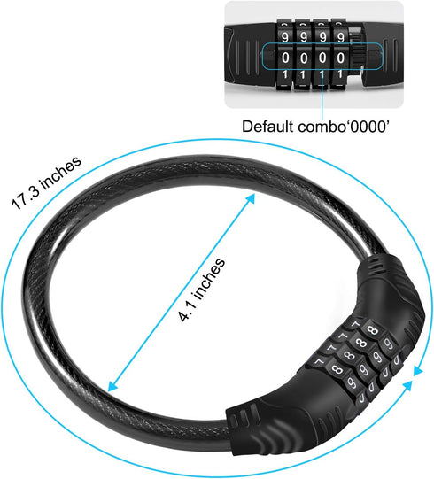 Rofio Refrigerator Lock, Upgraded 4 Digit Fridge Lock for French-door Refrigerators, Cabinet Locks, Easy to Set and Use