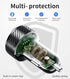 KEWIG Car Charger, 36W Fast Car Charger Adapter, Dual USB Car Charger Fast Charge with Colorful Voltmeter & ON/Off Switch......