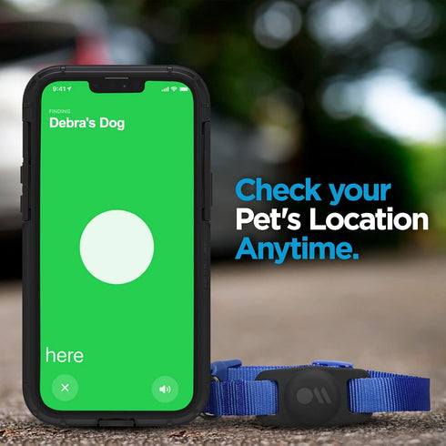 Case-Mate 2 Pack Airtag Dog Collar Holder - Water Resistant Airtag Holder Dog Tag - Lightweight Protective Airtag Case for Dog Collar - Pet Collar...