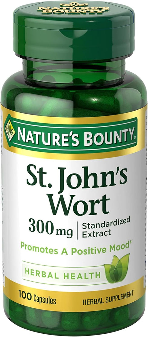 Nature's Bounty St. John's Wort 300 mg Caps, 100 ct...