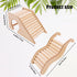 Set of 2 Hermit Crab Hideout with Ramp, Wooden Hermit Crab Climibing Toys, Small Animals Habitat for Hamsters, Aquariums Ladder Bridge Ramp Toy, S...