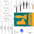 30 PCS Precision Craft Weeding Tools for Weeding Vinyl, DIY Art Work Cutting, Hobby, Scrapbook,Sewing....