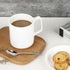 Fine Bone Ceramic Coffee Mugs Set of 2 with Handles for Hot Beverages Coffee Cappuccino Latte Cocoa Tea Perfect for Home (15oz)...