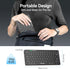 TECKNET 2.4G Wireless Keyboard, Small Wireless Keyboard with Media Hotkeys Compact Keyboard with Media Hotkeys for Computer Laptop, PC, Windows, M...