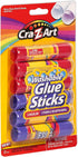 Cra-Z-Art Colorful Glue Sticks, 6 Count (11315)...
