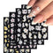 Flower Nail Art Stickers Decals 5D Embossed Spring Nail Decals 3D Self-Adhesive Nail Art Supplies Yellow Pink White Kapok Camellia Design Nail Acc...