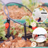 80 Pcs 1/4 Inch Drip Emitter Irrigation Drippers Misting Nozzles Adjustable Micro Spray Irrigation Emitters for Garden Agricultural Irrigation Pat...