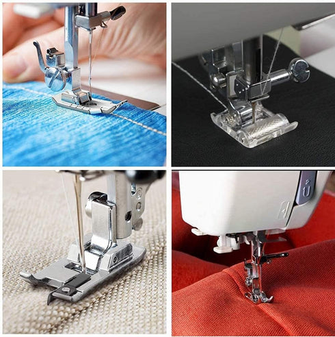 13Pcs Presser Feet Set for Household Sewing Machine Brother Singer Janome Toyota......