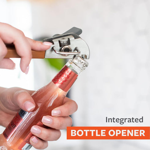 Full Circle Smooth Operator, Smooth-Edge Stainless Steel Can Opener: Safe, Easy, and Eco-Friendly...