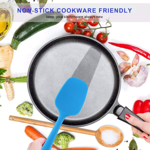 Silicone Spatulas, 3-Piece Set, Heat Resistant Non-Stick Spatula Rubber Scraper Spatulas Spoon, Silicone Kitchen Utensils, Baking Utensils Scraper...
